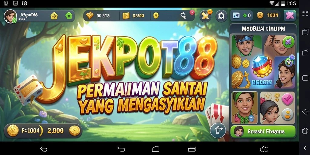 Tampilan menarik gameplay Casual JEKPOT88 yang mengasyikkan.