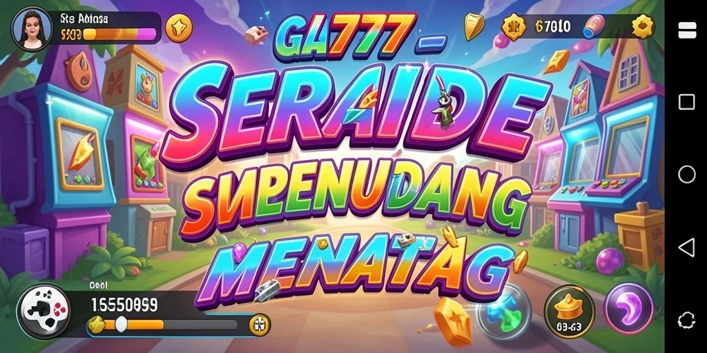 Tangkapan layar utama L777 yang menunjukkan aksi gameplay arcade yang mendebarkan.