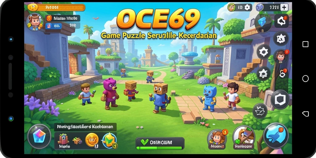 Tampilan gameplay OCE69 yang mengasyikkan dan penuh warna.