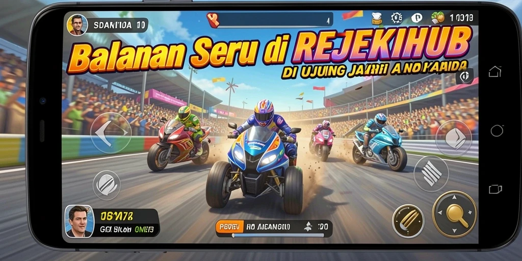 Gameplay menarik REJEKIHUB dengan balapan seru dan grafis menakjubkan.