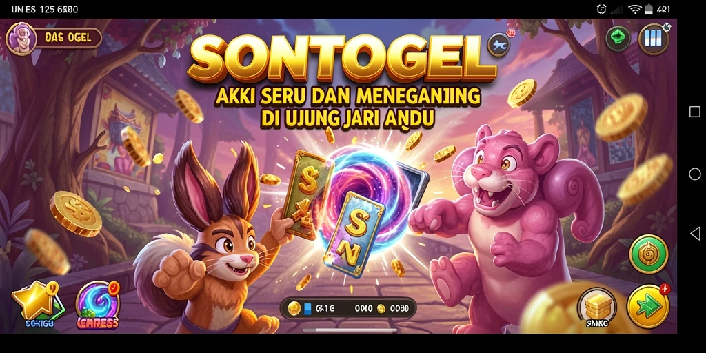 Tangkapan layar utama gameplay SONTOGEL yang menampilkan aksi seru dan mendebarkan.