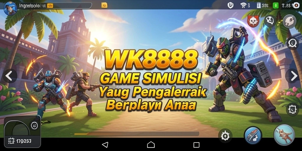 Tampilan gameplay WK888 yang menarik dan penuh warna.