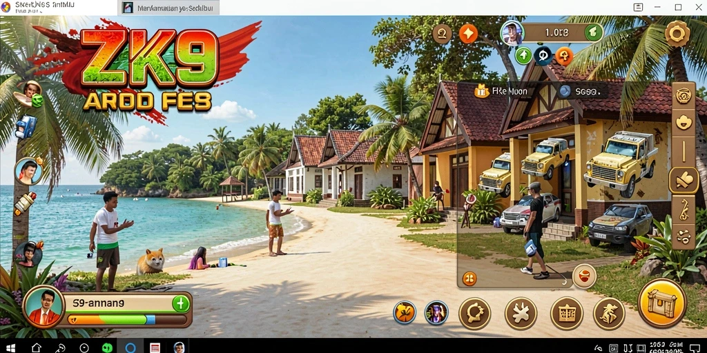 Tangkapan layar ZK9 menunjukkan gameplay yang seru dan menghibur di dalam permainan Casual.